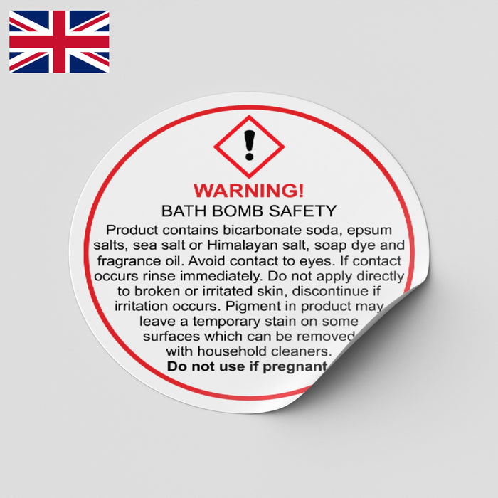 Bath Bomb Warning Labels | Safety Labels for Bath Bombs | Bath Bomb Hazard Labels Caution Labels for Bath Bombs |Bath Bomb Safety Stickers | Warning Stickers for Bath Bombs Bath Bomb Safety Instructions | Regulatory Labels for Bath Bombs | Bath Bomb Precaution Labels | CLP Labels for Bath Bombs