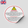 Candle Warning Labels | Safety Labels for Candles | Candle Hazard Labels Caution Labels for Candles | Candle Safety Stickers | Warning Stickers for Candles Candle Safety Instructions | Regulatory Labels for Candles | Candle Precaution Labels | CLP Labels for Candles