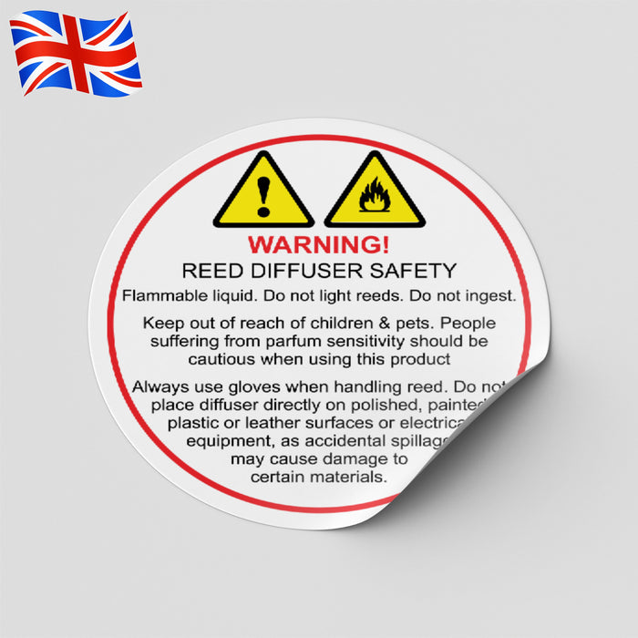 Reed Diffuser Warning Labels | Safety Labels for Reed Diffusers | Reed Diffuser Hazard Labels | Caution Labels for Reed Diffusers | Reed Diffuser Safety Stickers | Warning Stickers for Reed Diffusers | Reed Diffuser Safety Instructions | Regulatory Labels for Reed Diffusers | Reed Diffuser Precaution Labels | CLP Labels for Reed Diffusers