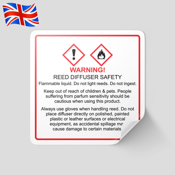 Warning label for Reed Diffuser