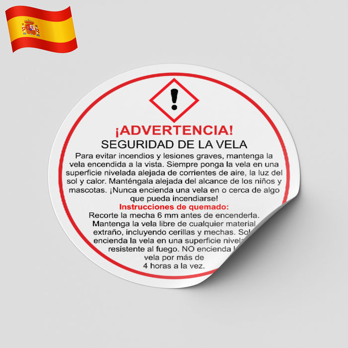 Etiqueta de advertencia velas | Advertencias de seguridad velas | Precauciones al usar velas | Normativa de seguridad velas | Peligros velas encendidas | Etiqueta de seguridad para velas | Uso seguro de velas | Advertencia incendio velas | Instrucciones de uso velas | Etiquetado  | reglamentario velas | Seguridad en productos de cera | Riesgos de uso de velas | Recomendaciones de seguridad velas | Precauciones de incendio velas | Etiqueta de advertencia productos inflamables