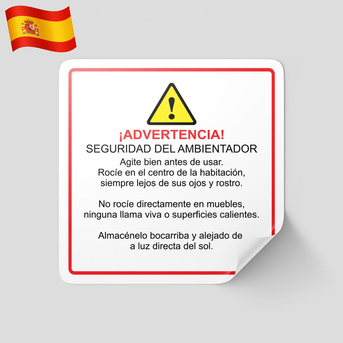 Advertencia ambientador | Precauciones uso ambientador | Seguridad en ambientadores | Ingredientes peligrosos ambientador | Riesgos de salud ambientador | Toxicidad ambientadores | Advertencia productos de fragancia | Normativa de seguridad ambientador | Uso responsable ambientadores | Peligros químicos ambientador | Irritación piel y ojos ambientador | Alergias por ambientadores | Reacciones alérgicas ambientador | Instrucciones de uso seguro ambientador | Etiqueta de advertencia ambientador