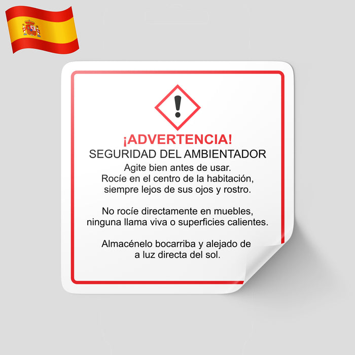 Advertencia ambientador | Precauciones uso ambientador | Seguridad en ambientadores | Ingredientes peligrosos ambientador | Riesgos de salud ambientador | Toxicidad ambientadores | Advertencia productos de fragancia | Normativa de seguridad ambientador | Uso responsable ambientadores | Peligros químicos ambientador | Irritación piel y ojos ambientador | Alergias por ambientadores | Reacciones alérgicas ambientador | Instrucciones de uso seguro ambientador | Etiqueta de advertencia ambientador