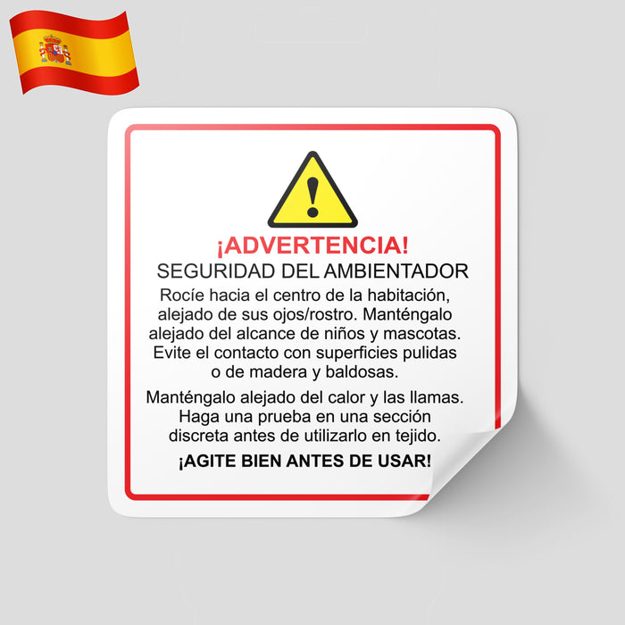 Advertencia ambientador | Precauciones uso ambientador | Seguridad en ambientadores | Ingredientes peligrosos ambientador | Riesgos de salud ambientador | Toxicidad ambientadores | Advertencia productos de fragancia | Normativa de seguridad ambientador | Uso responsable ambientadores | Peligros químicos ambientador | Irritación piel y ojos ambientador | Alergias por ambientadores | Reacciones alérgicas ambientador | Instrucciones de uso seguro ambientador | Etiqueta de advertencia ambientador