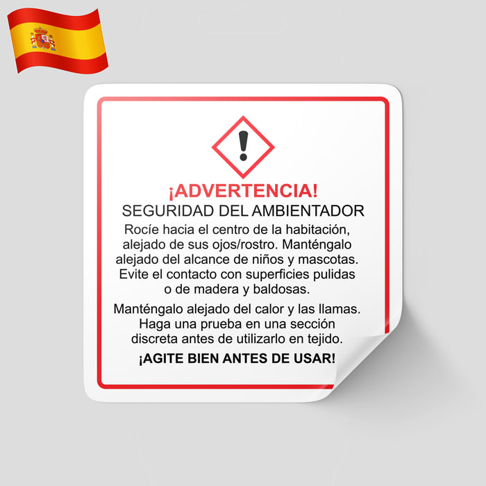 Advertencia ambientador | Precauciones uso ambientador | Seguridad en ambientadores | Ingredientes peligrosos ambientador | Riesgos de salud ambientador | Toxicidad ambientadores | Advertencia productos de fragancia | Normativa de seguridad ambientador | Uso responsable ambientadores | Peligros químicos ambientador | Irritación piel y ojos ambientador | Alergias por ambientadores | Reacciones alérgicas ambientador | Instrucciones de uso seguro ambientador | Etiqueta de advertencia ambientador