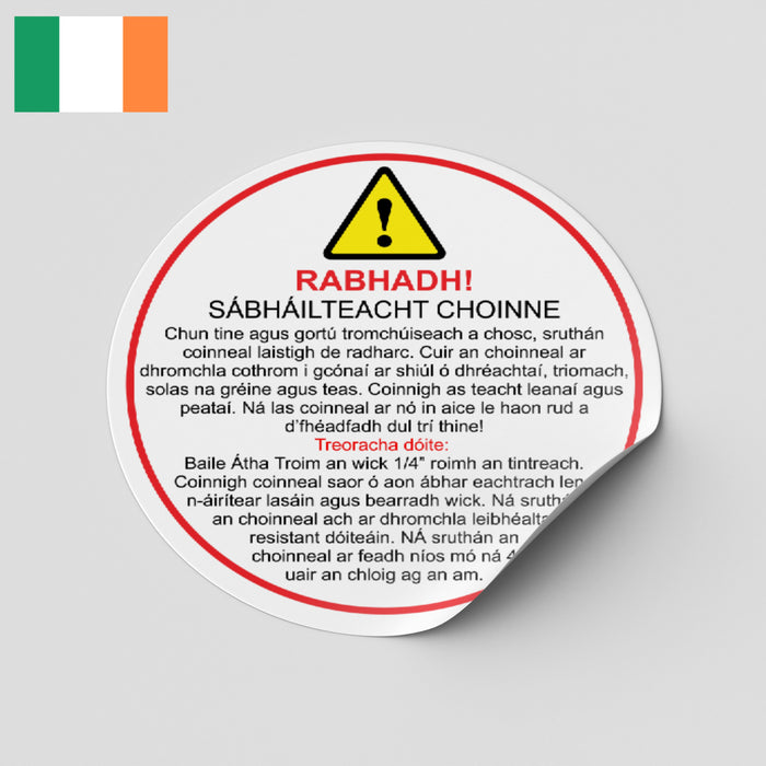 Candle Warning Labels | Safety Labels for Candles | Candle Hazard Labels Caution Labels for Candles | Candle Safety Stickers | Warning Stickers for Candles Candle Safety Instructions | Regulatory Labels for Candles | Candle Precaution Labels | CLP Labels for Candles