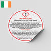 Candle Warning Labels | Safety Labels for Candles | Candle Hazard Labels Caution Labels for Candles | Candle Safety Stickers | Warning Stickers for Candles Candle Safety Instructions | Regulatory Labels for Candles | Candle Precaution Labels | CLP Labels for Candles