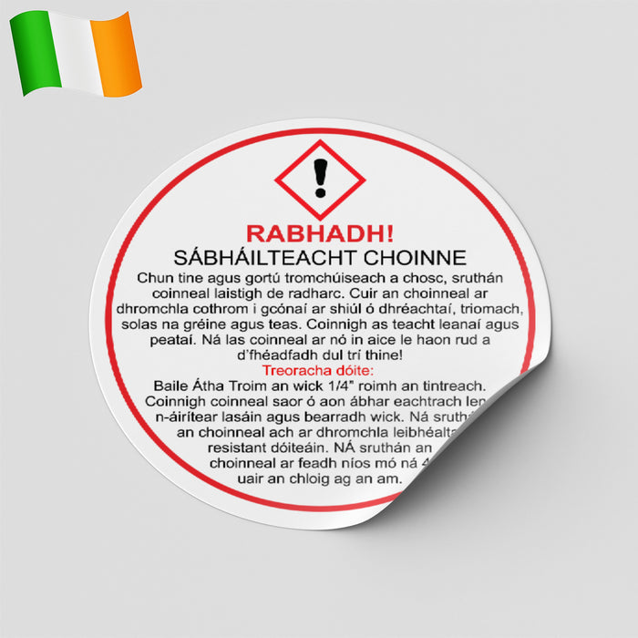 Candle Warning Labels | Safety Labels for Candles | Candle Hazard Labels Caution Labels for Candles | Candle Safety Stickers | Warning Stickers for Candles Candle Safety Instructions | Regulatory Labels for Candles | Candle Precaution Labels | CLP Labels for Candles