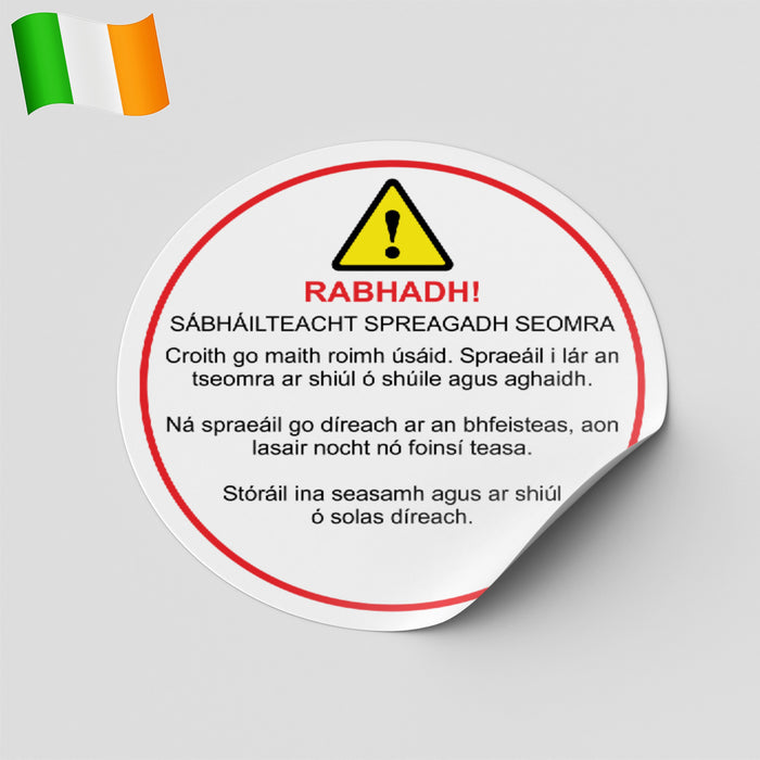 Room Spray Warning Labels | Safety Labels for Room Sprays | Room Spray Hazard Labels | Caution Labels for Room Sprays | Room Spray Safety Stickers | Warning Stickers for Room Sprays | Room Spray Safety Instructions | Regulatory Labels for Room Sprays | Room Spray Precaution Labels | CLP Labels for Room Sprays