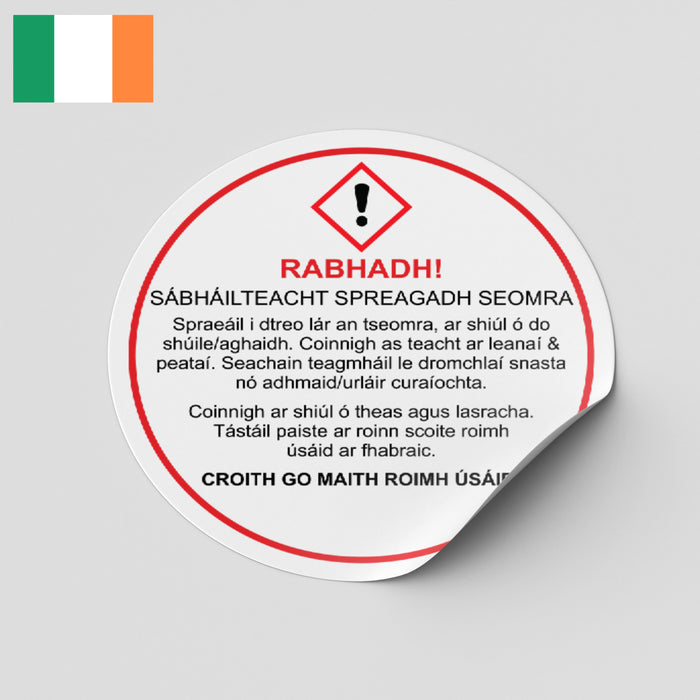 Room Spray Warning Labels | Safety Labels for Room Sprays | Room Spray Hazard Labels | Caution Labels for Room Sprays | Room Spray Safety Stickers | Warning Stickers for Room Sprays | Room Spray Safety Instructions | Regulatory Labels for Room Sprays | Room Spray Precaution Labels | CLP Labels for Room Sprays