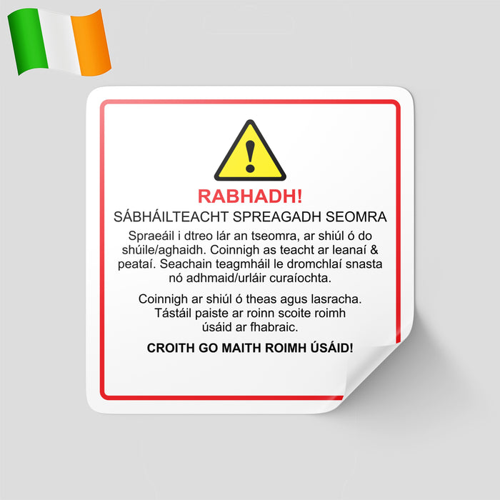 Room Spray Warning Labels | Safety Labels for Room Sprays | Room Spray Hazard Labels | Caution Labels for Room Sprays | Room Spray Safety Stickers | Warning Stickers for Room Sprays | Room Spray Safety Instructions | Regulatory Labels for Room Sprays | Room Spray Precaution Labels | CLP Labels for Room Sprays