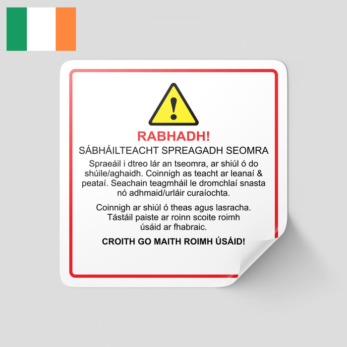 Room Spray Warning Labels | Safety Labels for Room Sprays | Room Spray Hazard Labels | Caution Labels for Room Sprays | Room Spray Safety Stickers | Warning Stickers for Room Sprays | Room Spray Safety Instructions | Regulatory Labels for Room Sprays | Room Spray Precaution Labels | CLP Labels for Room Sprays